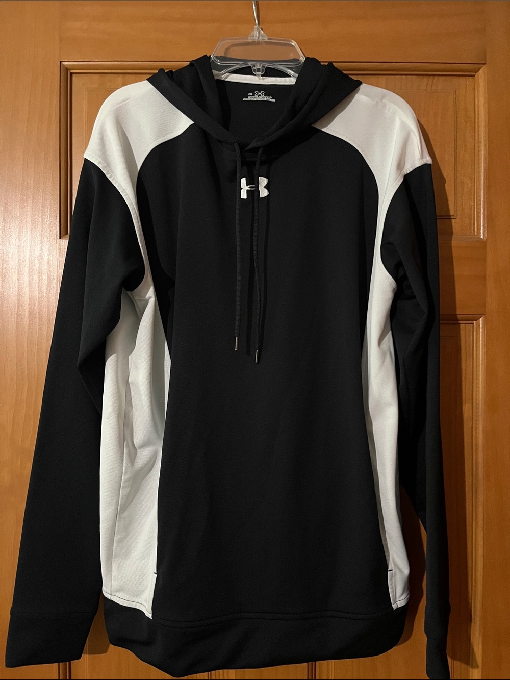 Under Armour Men’s Black & White Crewneck Hoodie